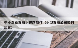 通许中小企业直播小程序制作（小型直播公司如何运营）