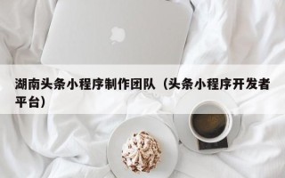 通许湖南头条小程序制作团队（头条小程序开发者平台）